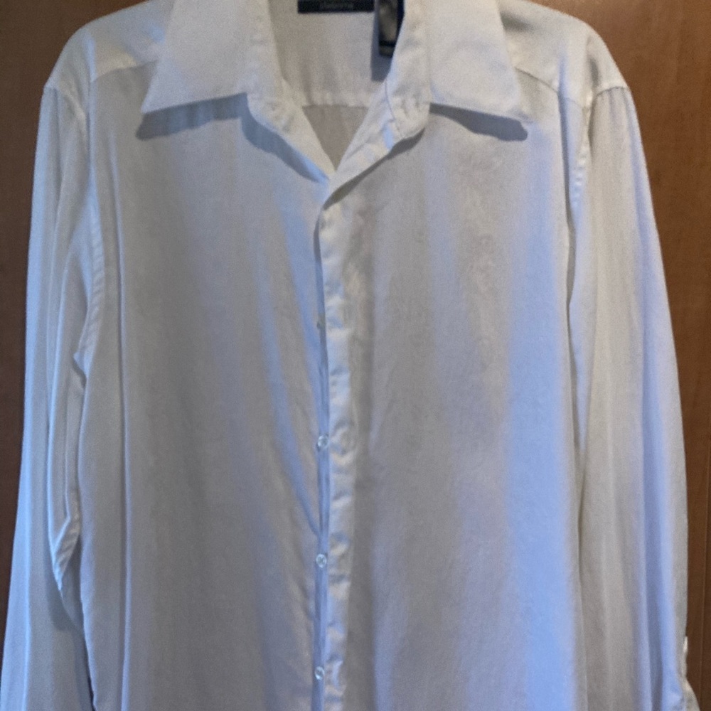 Claiborne - White Long sleeve/button down
